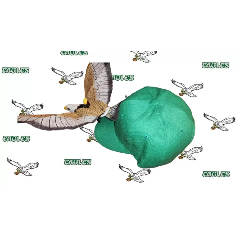 Philadelphia Eagles Cap Flapping Eagle Battery Operated (Distressed Hat Upgrade)