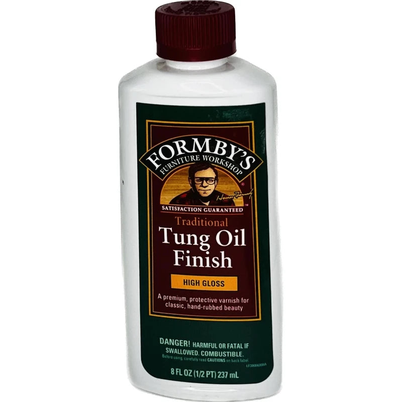 Fromby's Formbys Furniture Tung Oil Finish HIGH GLOSS 8oz New & Sealed!! No longer Made!!