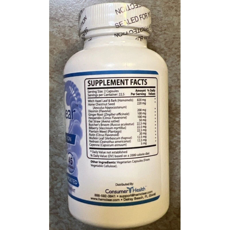 Hemclear #1 World Best hemorrhoids Treatment Capsules