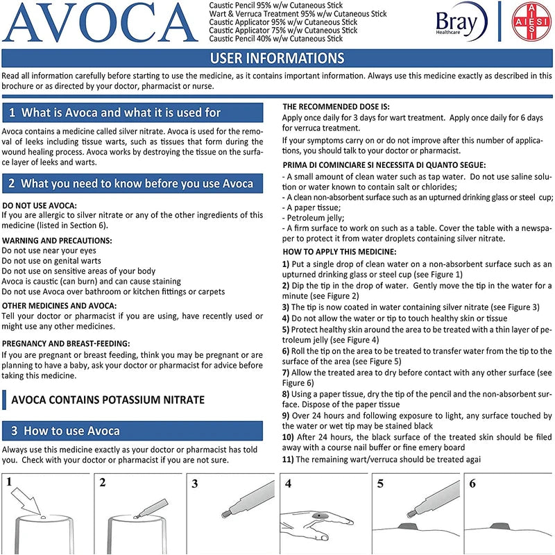 Vet Caustic Silver Nitrate Styptic Pencil 1 Pack