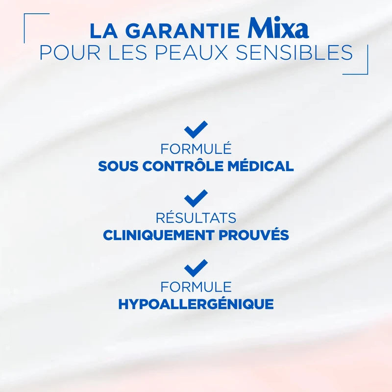 Mixa Expert Cica Repair Cream for Sensitive Skin - Repairs Long-Lasting Effect - Very Dry and Rough Skin - Face, Body, Hands - Hypoallergenic - 400ml