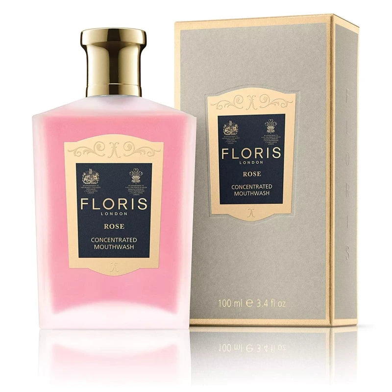 Floris London Concentrated Mouthwash, rose, 100 ml, Rose, 3.4 Fl Oz