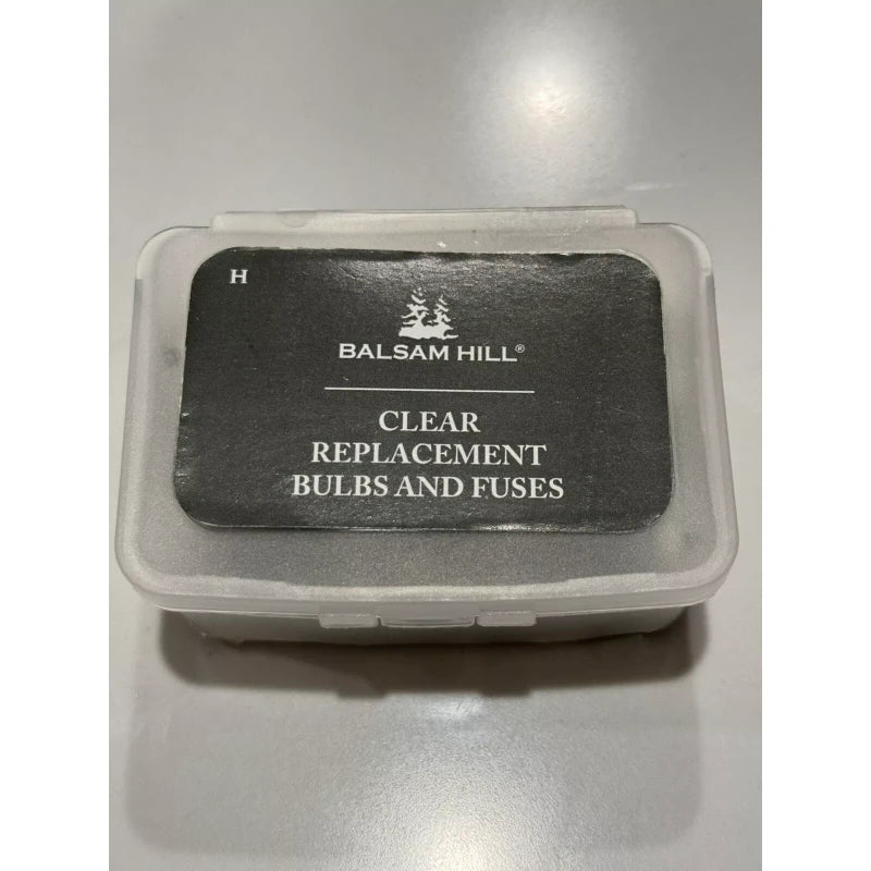 BALSAM HILL CLEAR Incandescent Bulbs (NOT LED) - 35 Count, no master, no fuses