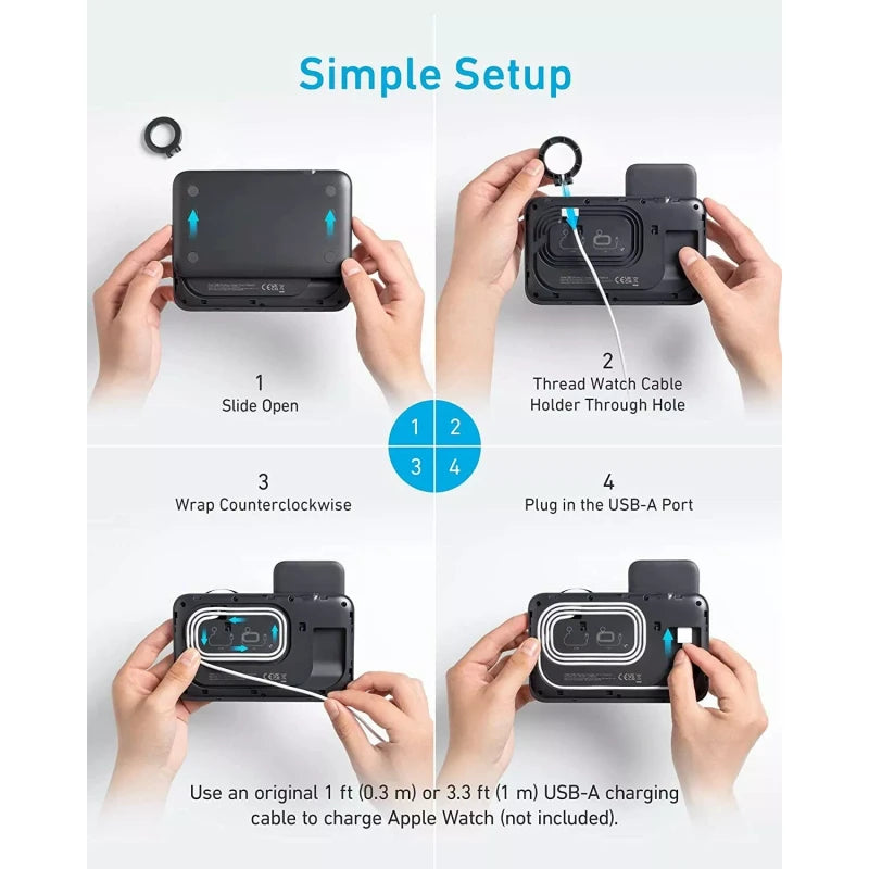 Anker Foldable 3-in-1 Wireless Charging Station
