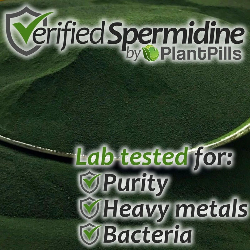 PlantPills 1kg PlantPills Whole Food Spermidine Powder Lab Verified at 240mg/250g