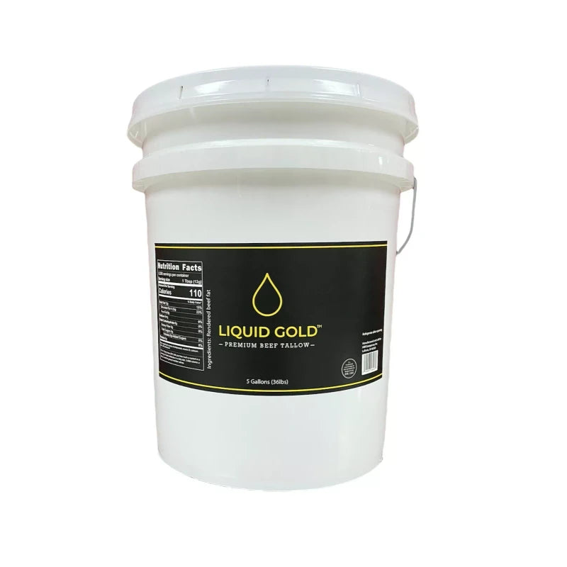 HRR Enterprises, Inc. PREMIUM BEEF TALLOW - LIQUID GOLD 36LBS/576OZ