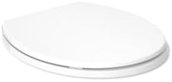 Kohler 20111-0 Brevia Round Toilet Seat, with Grip-Tight Bumpers, Quiet-Close Seat, Quick-Attach Hardware, White