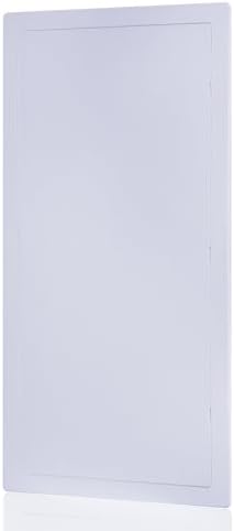 Suteck Plumbing Access Panel for Drywall Ceiling 14 x 29 Inch Reinforced Plastic Wall Access Doors Removable Hinged White