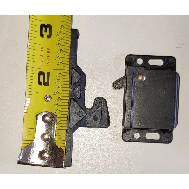 Decorite 5838 Push to Close Latch - Black RV Camper NOS