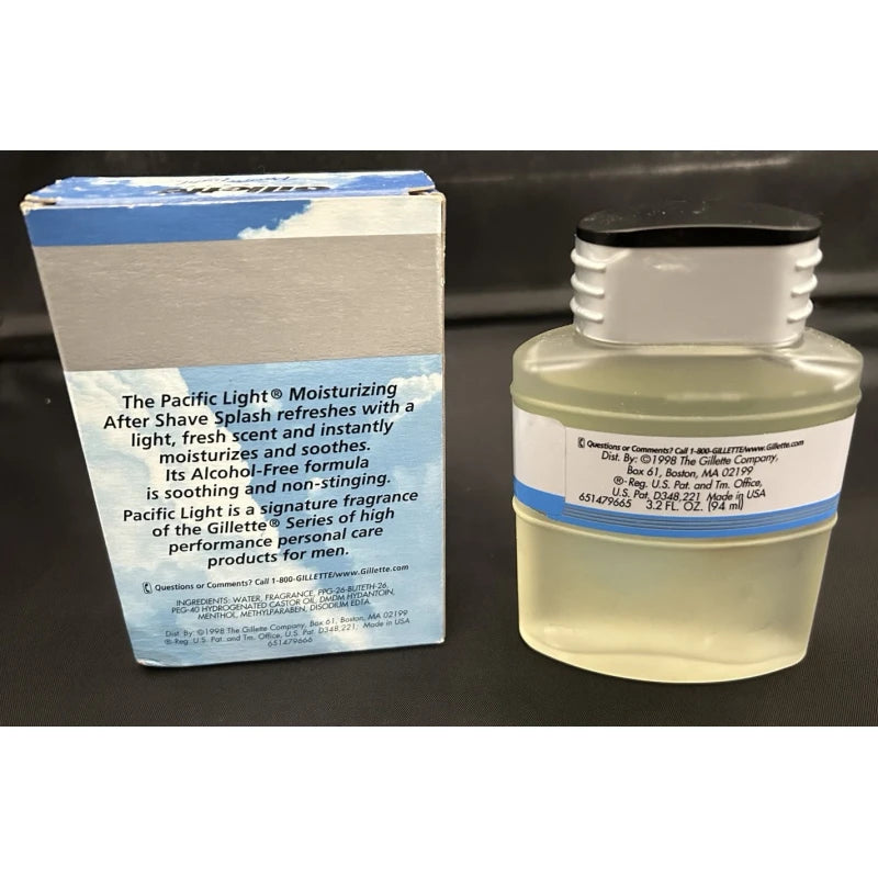 Gillette Vintage 1998 Gillette Series Pacific Light After Shave Splash 3.2 oz New in Box