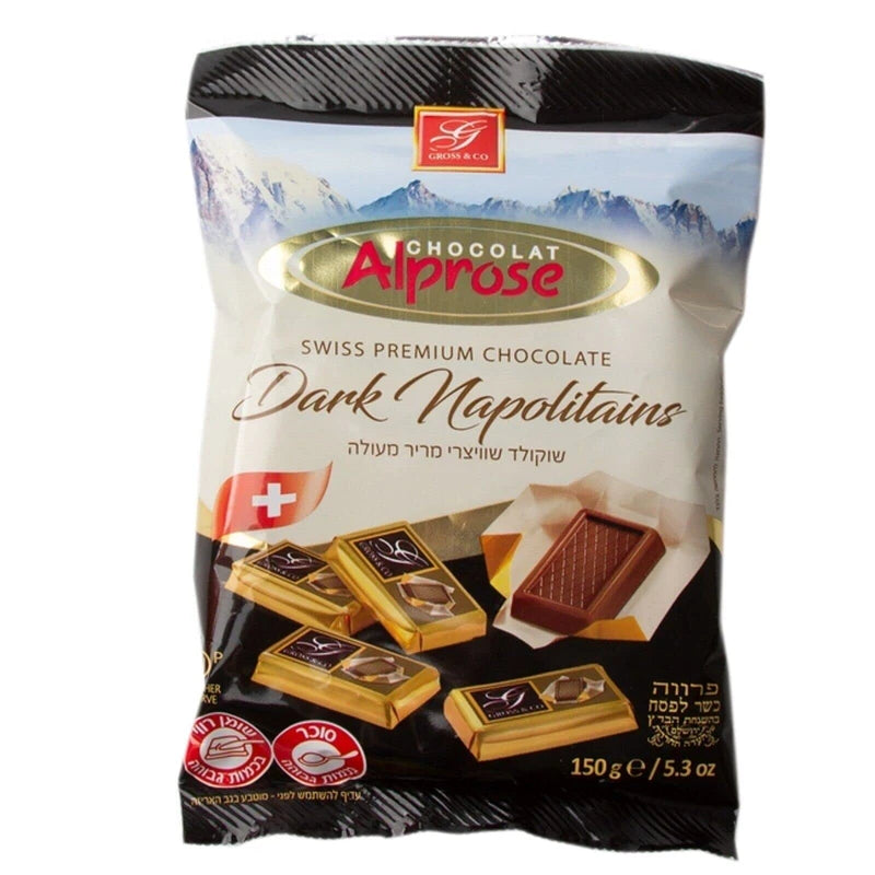 Gross & Co Alprose Dark Napolitains Chocolate, 150G