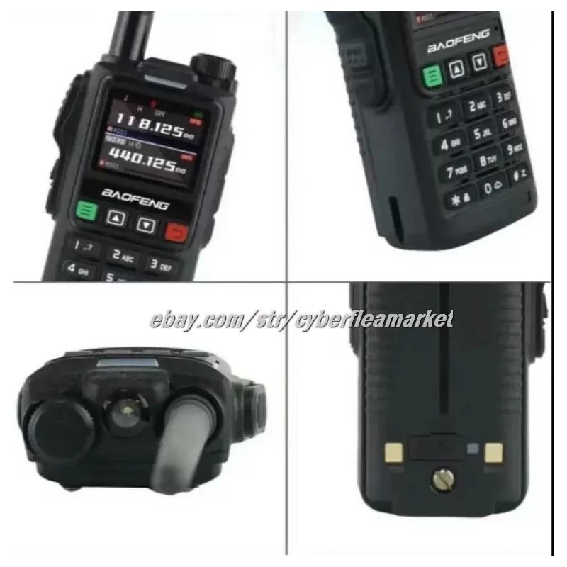 BaoFeng UV18 Pro Max GPS Air Band Walkie Talkie NOAA Type-C Long Range Ham Radio