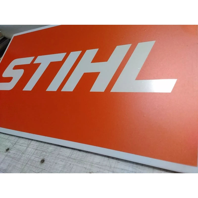 STIHL chainsaw Plaque, garage AlumaBond sign shop decoration