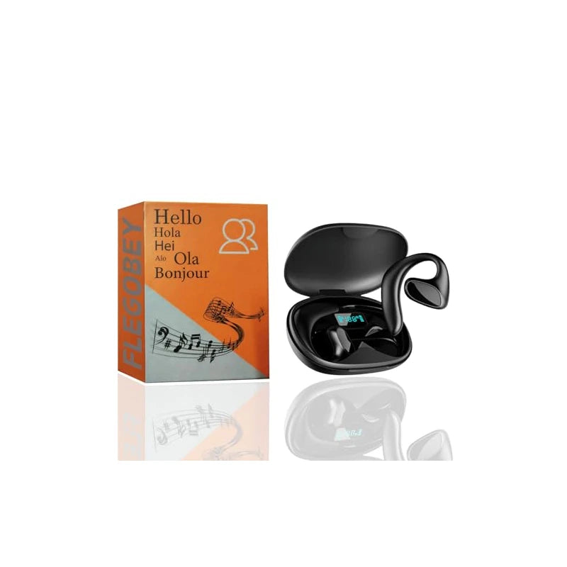 Flegobey Translator Earbuds,Flegobey Ear Buds,Wireless Bluetooth 3in1 Language Translator Earbuds Real Time Translation Device for iOS and Android 144 Languages and Accents (Black)