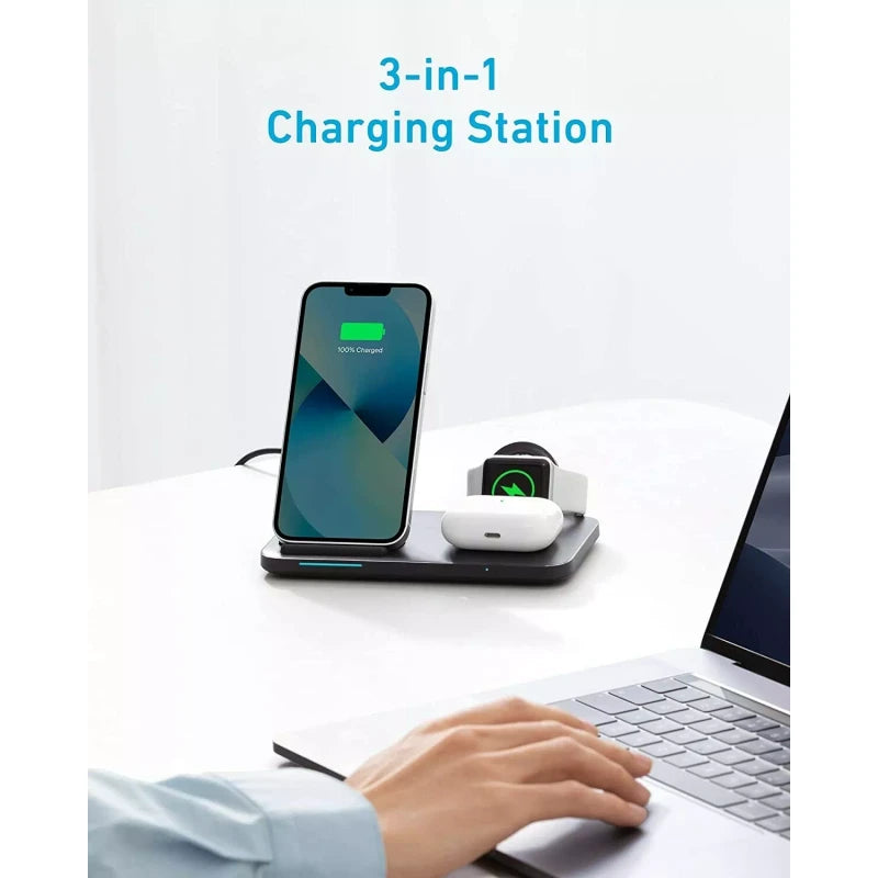 Anker Foldable 3-in-1 Wireless Charging Station