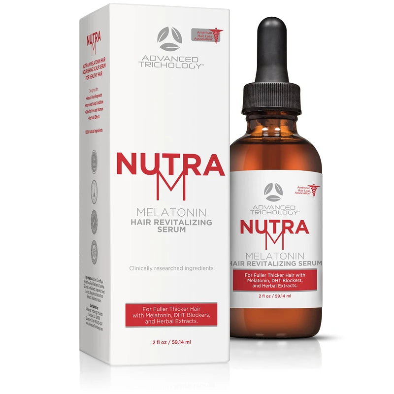 NutraM™ Hair Growth Serum – Dermatologist Tested, Approved* by American Hair Loss Association | Scalp DHT Blocker for Thinning Hair Men and Women, Backed by 20 Years of Hair Regrowth Clinic Experience
