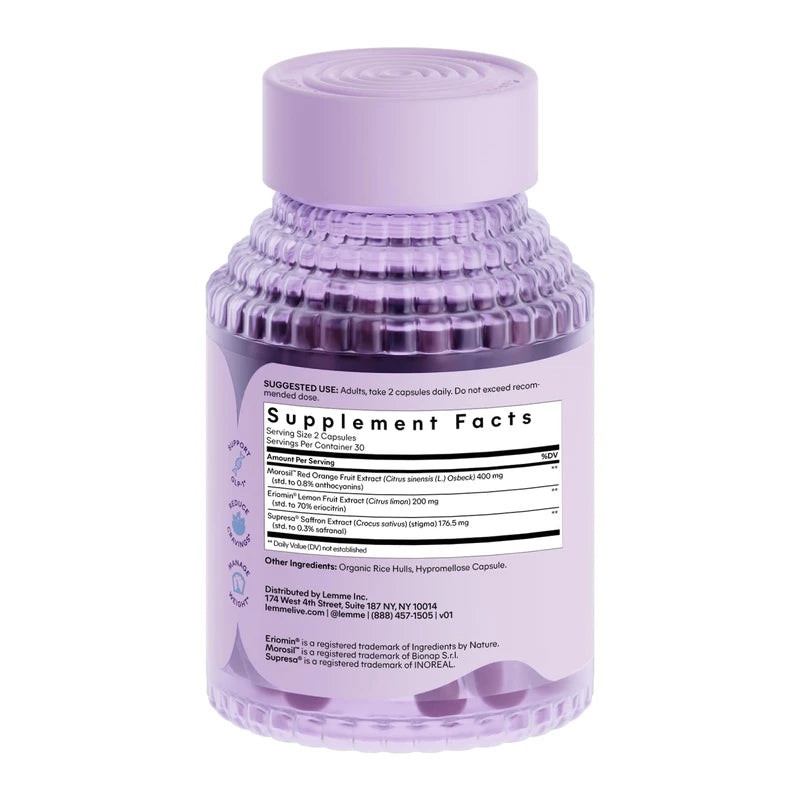 Lemme GLP-1 Daily – Reduce Hunger & Cravings, Boost GLP-1 & Support Weight Management | Clinically Studied Ingredients | 1-Month Supply (60 Capsules)