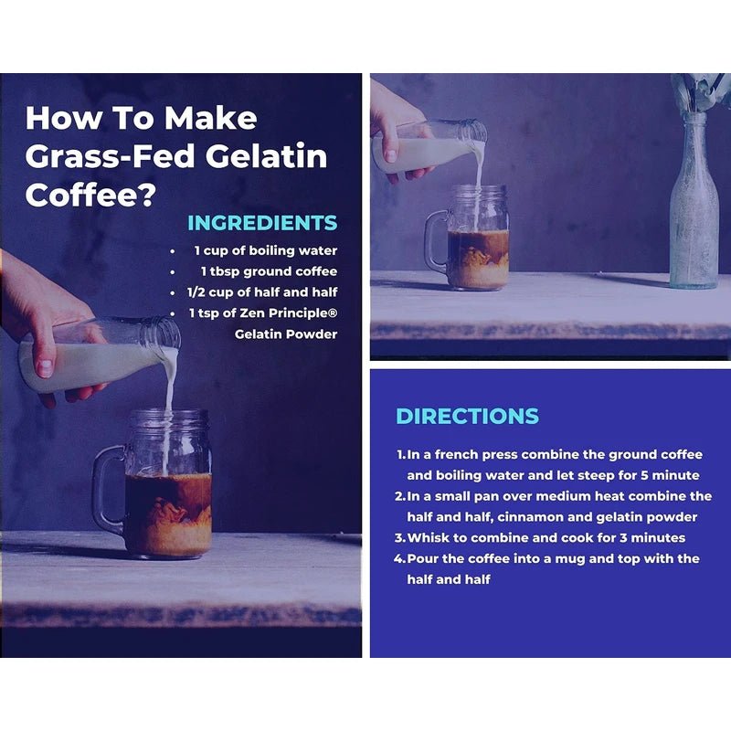 EXTRA LARGE Grass-Fed Gelatin Powder, 3 lb. Custom Anti-Aging Protein for Healthy Hair, Skin, Joints & Nails. Paleo and Keto Friendly Cooking and Baking. Type 1 and 3 Collagen. GMO and Gluten.