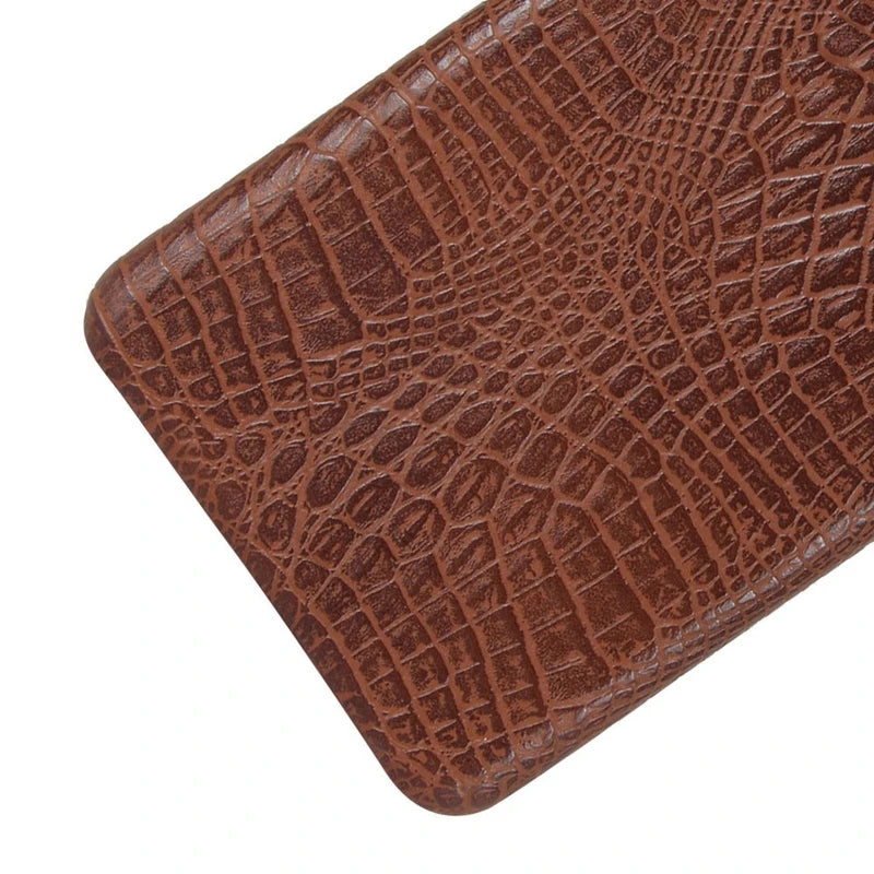 BlackBerry Keyone Case,Croco Premium PU Leather Protective Cases Simple Deurable and Lightweight Case for BlackBerry Keyone (brown)