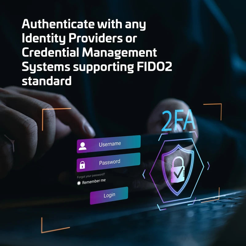 Thales - SafeNet eToken FIDO - FIDO2 Certified Security Key - Passwordless Phishing-Resistant Authentication for Web Apps, Devices & Desktops - USB-A