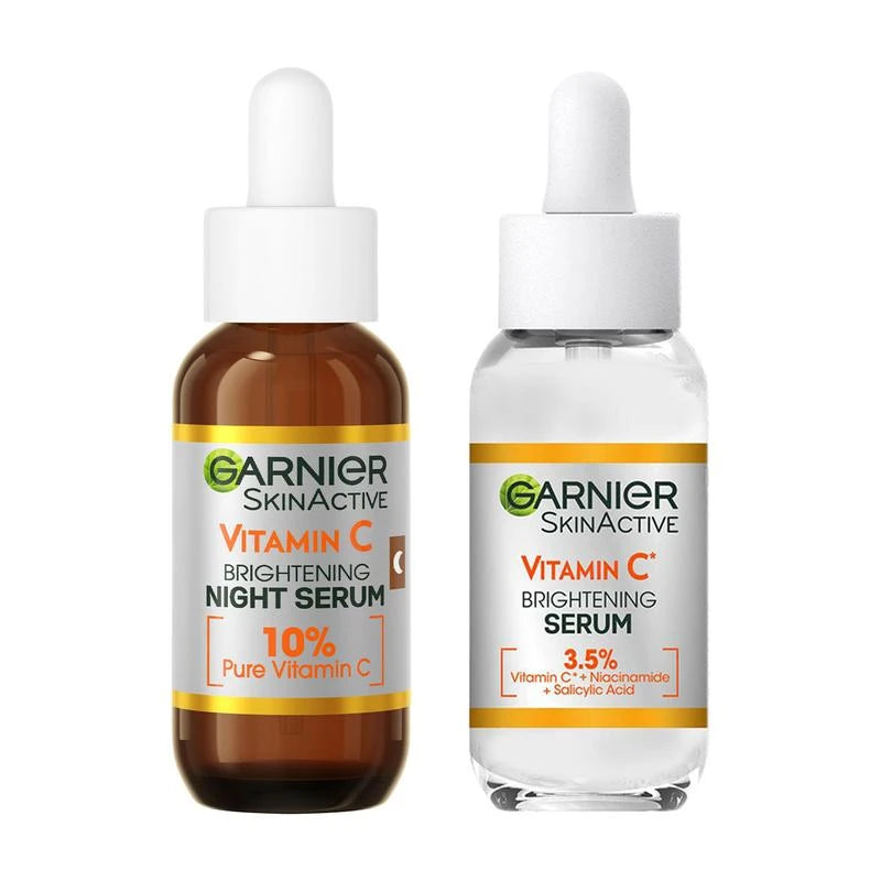 Garnier Day & Night Vitamin C Serum Bundle