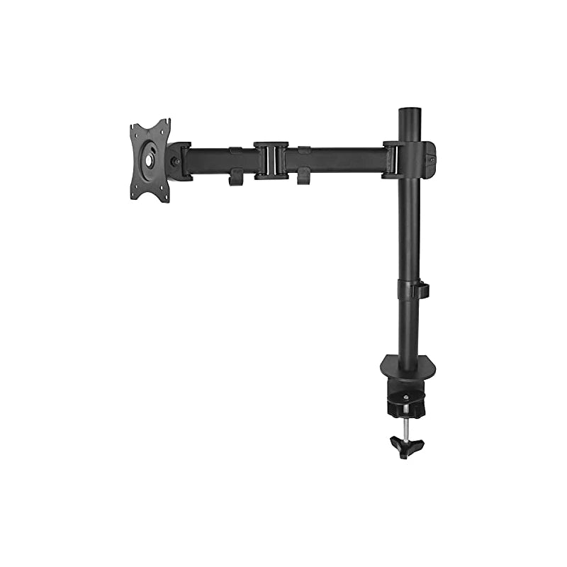 VIVO Single Monitor Desk Mount, Fully Adjustable Stand for 1 LCD Screen up to 32 inches, Ultra Wide Screens up to 38 inches, 22 lbs Capacity, STAND-V001M