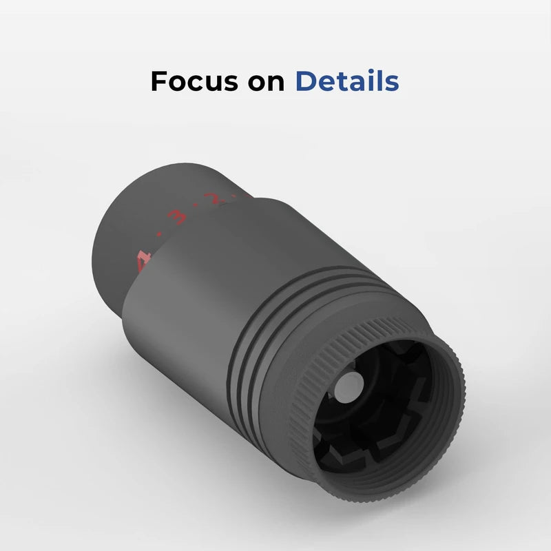 Vancoco Anthracite TRV Angled Thermostatic Radiator & Towel Rail Valve H62 Brass 1/2" x 15mm Radiator Valves Angled TRV & Lockshield for Radiator Central Heating(Anthracite)