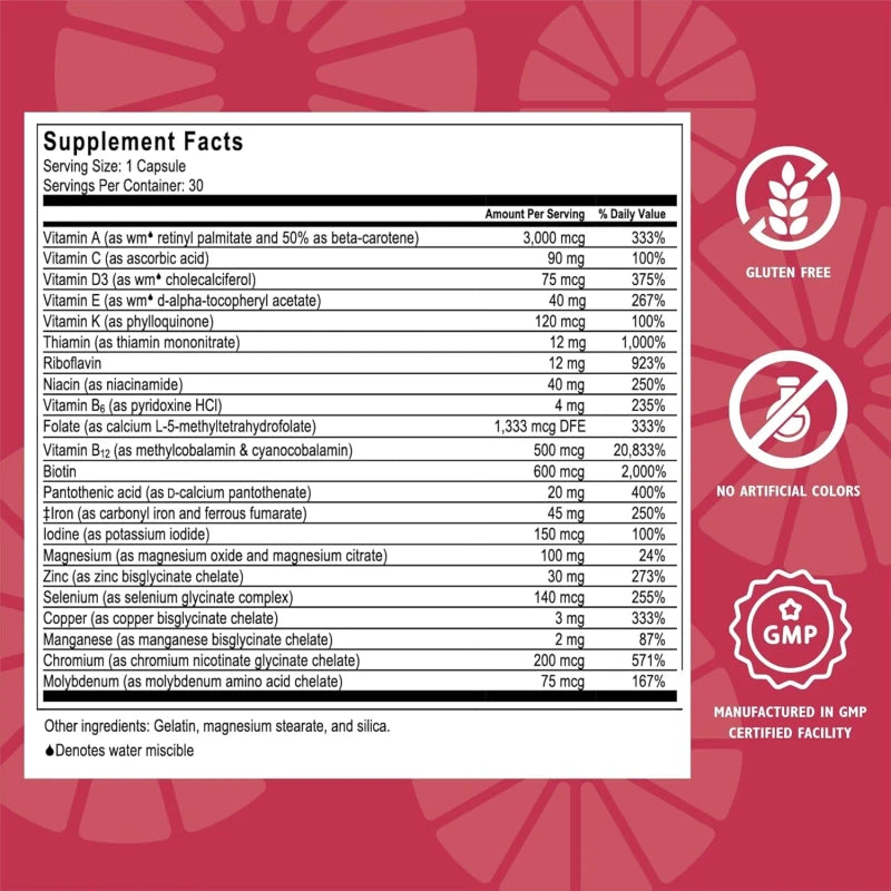 Celebrateone 45, 45Mg Iron - One a Day Bariatric Multivitamin, Essential Vita...