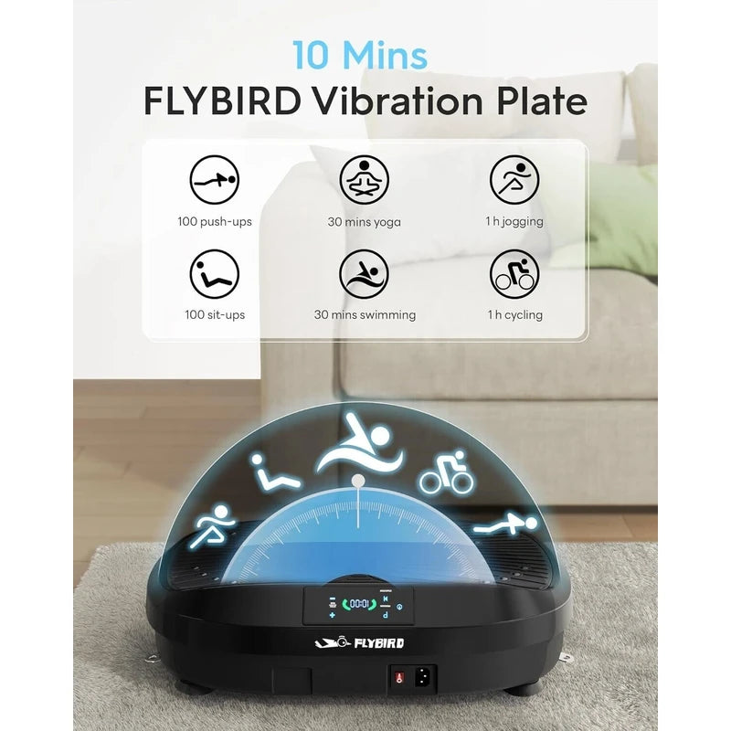 Flybird Vibration Plate-4D & Oscillation Two Types Vibration Platform Whole Body Workout