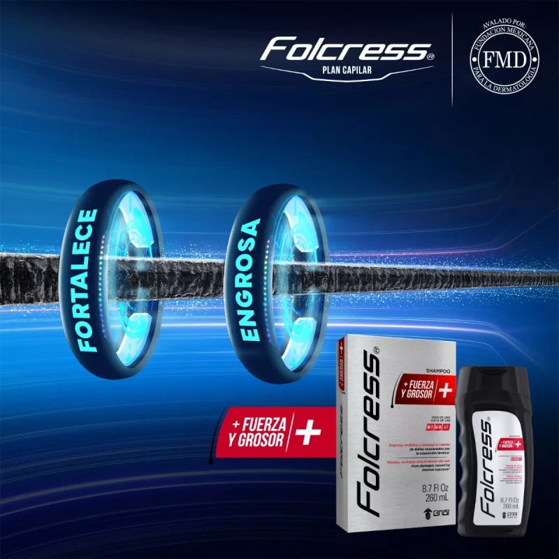 Folcress Shampoo Folcress Reparador Capilar 260ml