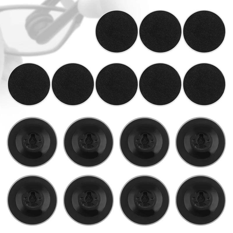 16 Pcs Eyeglass Cleaner Replacement Pads, Eyeglass Cleaning Brush Pad Refills Eyeglass Lens Cleaning Pads Compatible with Peeps CarbonKlean Eyeglass Cleaning Brush Pad for Cleaning Fingerprint