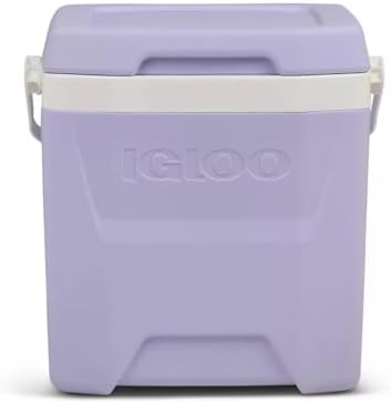 Igloos Cooler Hard-Sided Ice Chest, Insulated Portable Cooler, Heavy-Duty, Leak-Resistant Lid, Lightweight Ergonomic Handle