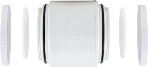 AquaBliss HD Revitalizing Shower Filter Replacement Cartridge For SF400 & SF500-2x Vitamin C + Minerals for Silky Hair, Glowing Skin, Strong Nails. 3-Pack (SFC400)