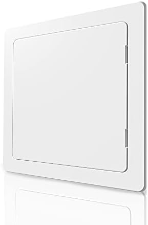 Access Panel for Drywall - 16 x 16 inch - Wall Hole Cover - Access Door - Plumbing Access Panel for Drywall - Heavy Durable Plastic White