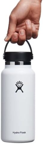 Hydro Flask Wide Flex Cap White 32 Oz
