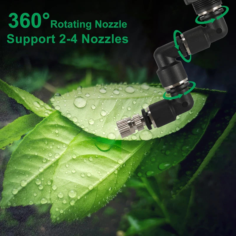 Updated Reptile Mister – Humidifier for Tanks, Amphibians, and Rainforest Plants with Timer and Manual Spray Functions