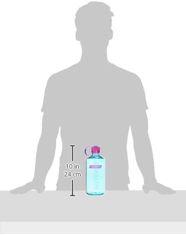 Nalgene Sustain Tritan BPA-Free Water Bottle Made with Material Derived from 50% Plastic Waste (using ISCC certified mass balance), 32 OZ, Narrow Mouth, Surfer