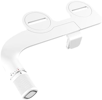 BIGCOW Ultra-Slim Bidet Attachment for Toilet - Dual Nozzle (Frontal & Rear Wash) with Adjustable Cold Water Pressure and Stainless Steel Inlet - Hygienic Solution for Fresh Cleanliness