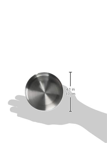 Echo Metal Stainless Ashtray 97 φ Silver 97x97xh28 mm 0899 – 083