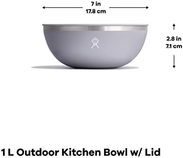 Hydro Flask Outdoor Kitchen Bowl - Stainless Steel Dinnerware Reusable Camping Gear Mess Kit - Dishwasher Safe, BPA-Free, Non-Toxic
