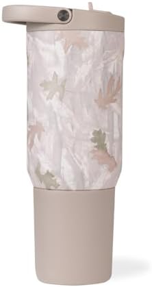 HydroJug Sport - Stainless Steel Tumbler with Straw, Vacuum Insulated, 20oz Leakproof Water Bottle, Ergonomic Design, Reusable, Dishwasher Safe, Rubber Base, Durable for Gym or Outdoors, Camo