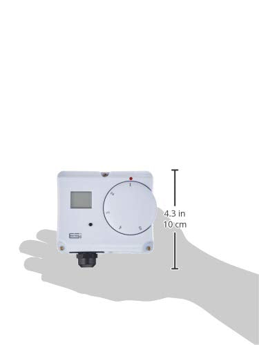 ESI - Energy Saving Innovation Controls ESCTDEB ESI Controls Electronic Dual Cylinder Thermostat, White