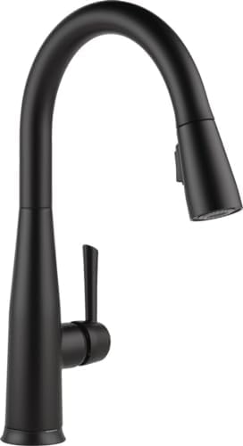 Delta 9113T-BL-DST Essa Kitchen Faucet, Touch2O, Matte Black