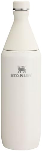 STANLEY All Day Slim Bottle 20-34 OZ | Twist off Lid with Leakproof Seal | Slim Design for Travel & Gym | Insulated Stainless Steel | BPA-Free