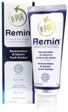 X-PUR Remin Fluoride-Free Toothpaste – Enamel Remineralization & Sensitivity Relief with Nano Hydroxyapatite & Natural Xylitol – Fights Dry Mouth & Gingivitis – 70g Tube