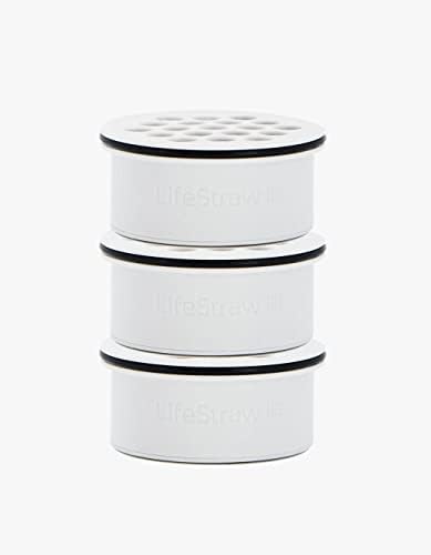 LifeStraw Home – Activated Carbon + Ion Exchange Replacement Filter for Protection Against tap Water contaminants Including microplastics, PFAS and 30+ contaminants