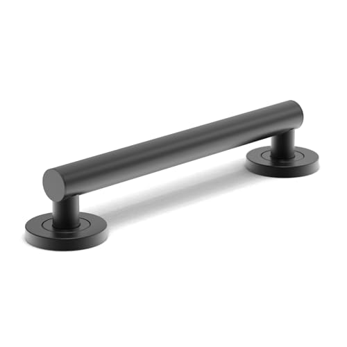 AquaChase ADA Compliant Grab Bar, 500lbs Weight Support for Bath Safety (12 inch, Matte Black)