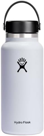 Hydro Flask Wide Flex Cap White 32 Oz