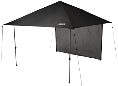 Coleman Oasis Lite Pop-Up Canopy Tent with Side Wall Attachment, 10x10ft Portable Shelter with Easy Setup & Takedown, Wheeled Carry Bag Included