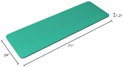 Yoga Mat, 1/2-Inch Extra Thick High Density Exercise Mat, Anti-Tear Exercise Yoga Mat with Carrying Strap, Suitable for Various Yoga Exercises